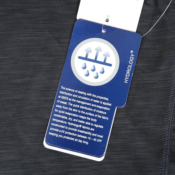 ASICS Hooded Reflective Sweat Wicking Performance Top with Thumb Holes -… - Picture 14 of 14